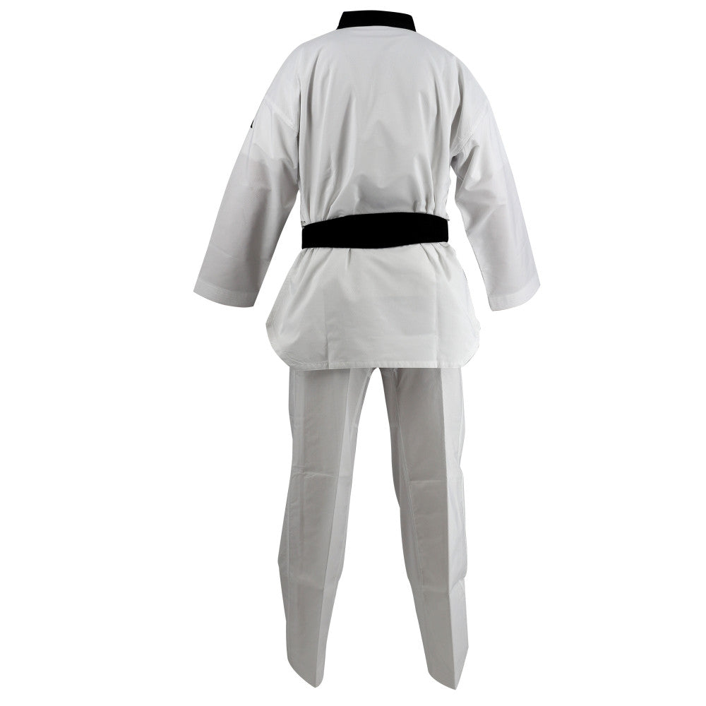Dobok adidas Adi-Champion II à col noir, taekwondo approuvé WT