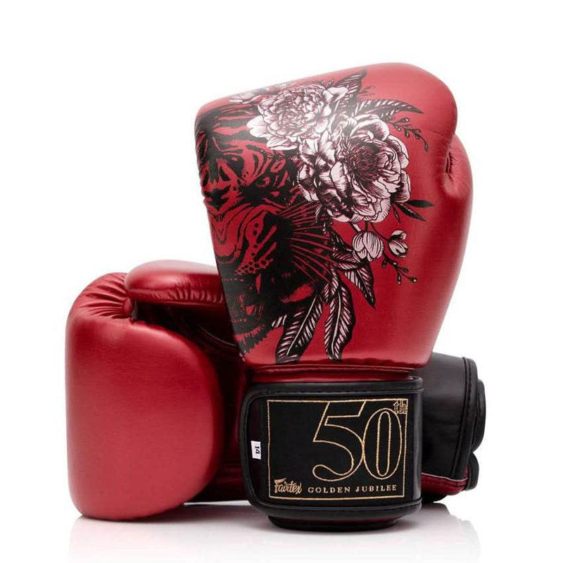 Gants de boxe Fairtex Golden Jubilee - 50e anniversaire