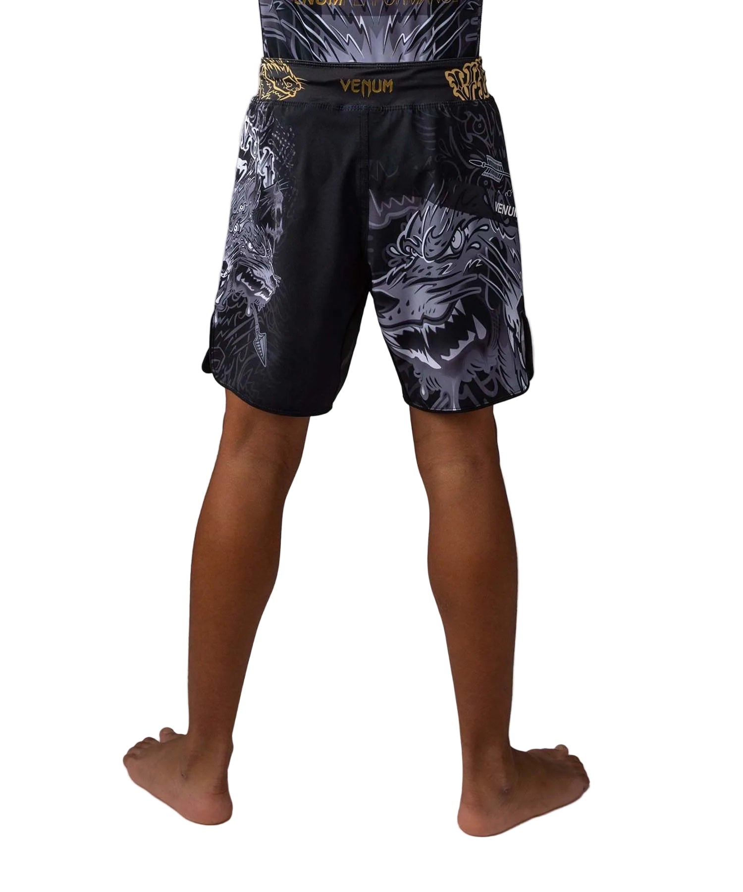 Fentes latérales du short de combat enfant Venum Wolf Atak
