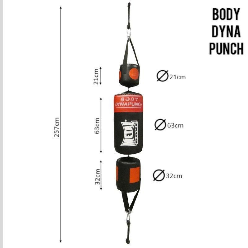 Sac de frappe Metal Boxe Body Dyna Punch MB180