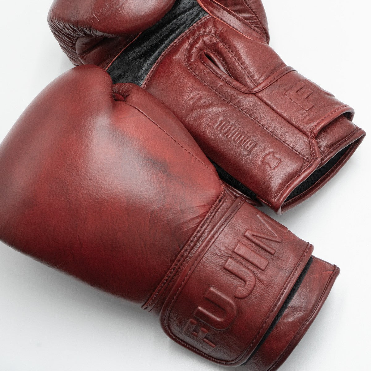 Gants de boxe FUJIMAE Radikal Bloody Mary cuir, détail de la paume
