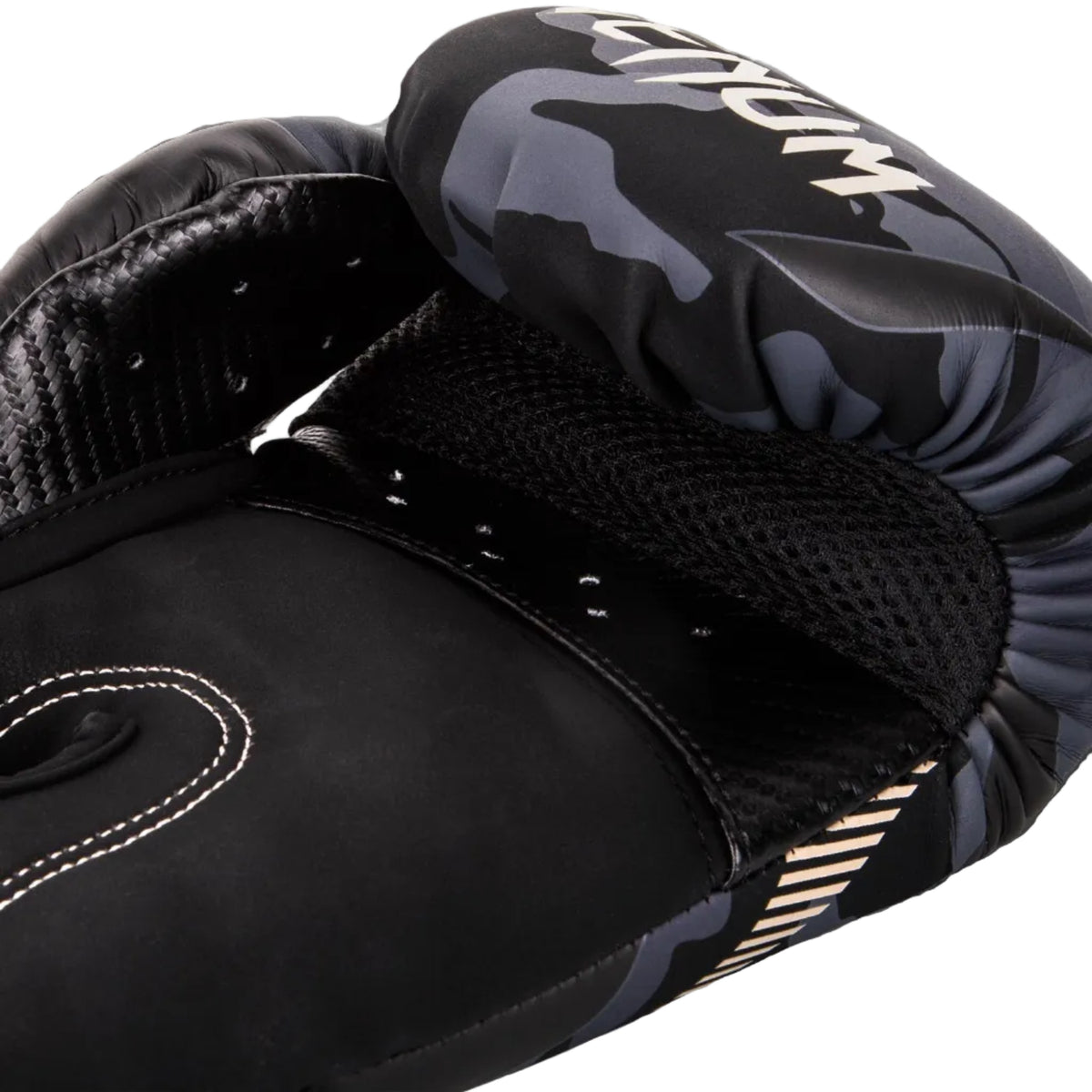 Gants de boxe Venum Impact Camo/Beige, détail de la paume aérée