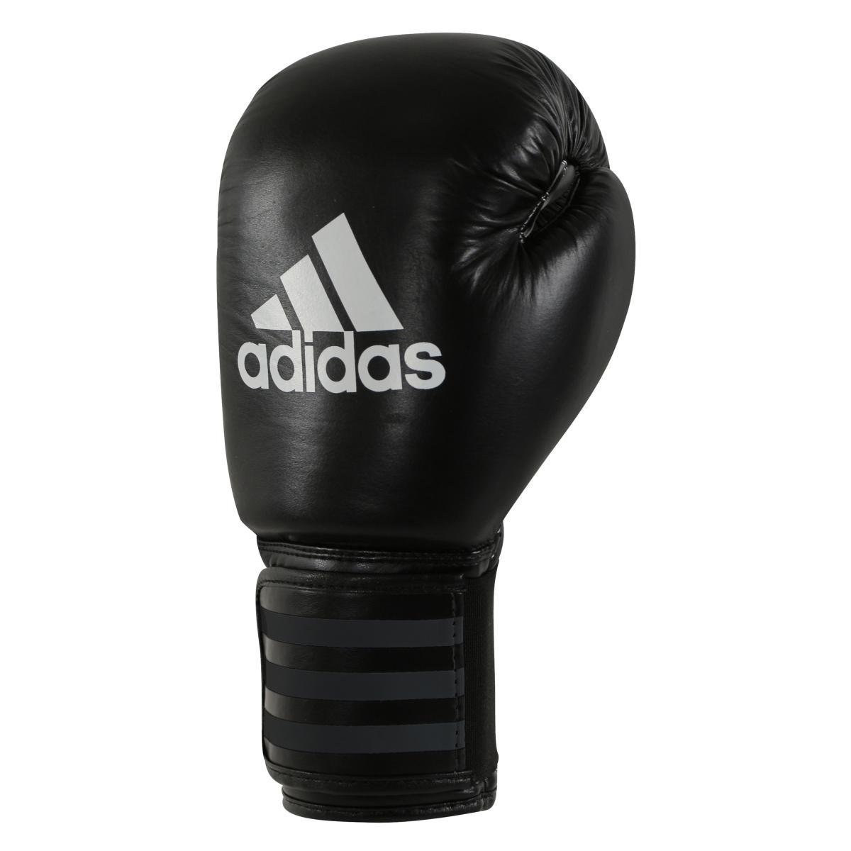 Gants de Boxe Adidas Cuir - Noir (ADIBC01) - Boutique des Arts Martiaux et Sports de Combat