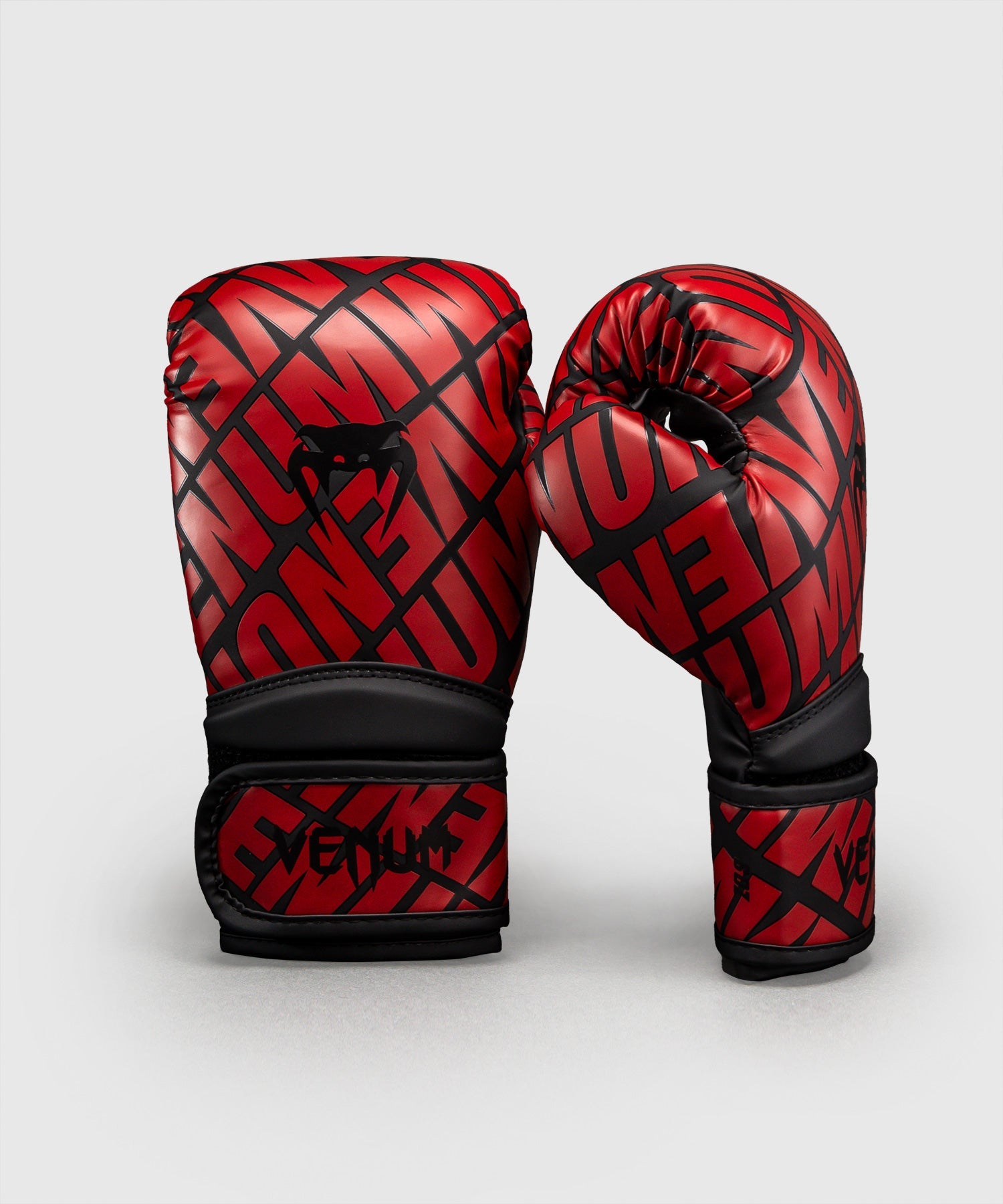 Gants de Boxe Enfant Venum Contender 1.5 XT 3D Noir/Rouge vue de détail