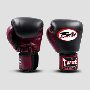Gants de boxe Twins BGVL3 2 tons Bordeaux Noir