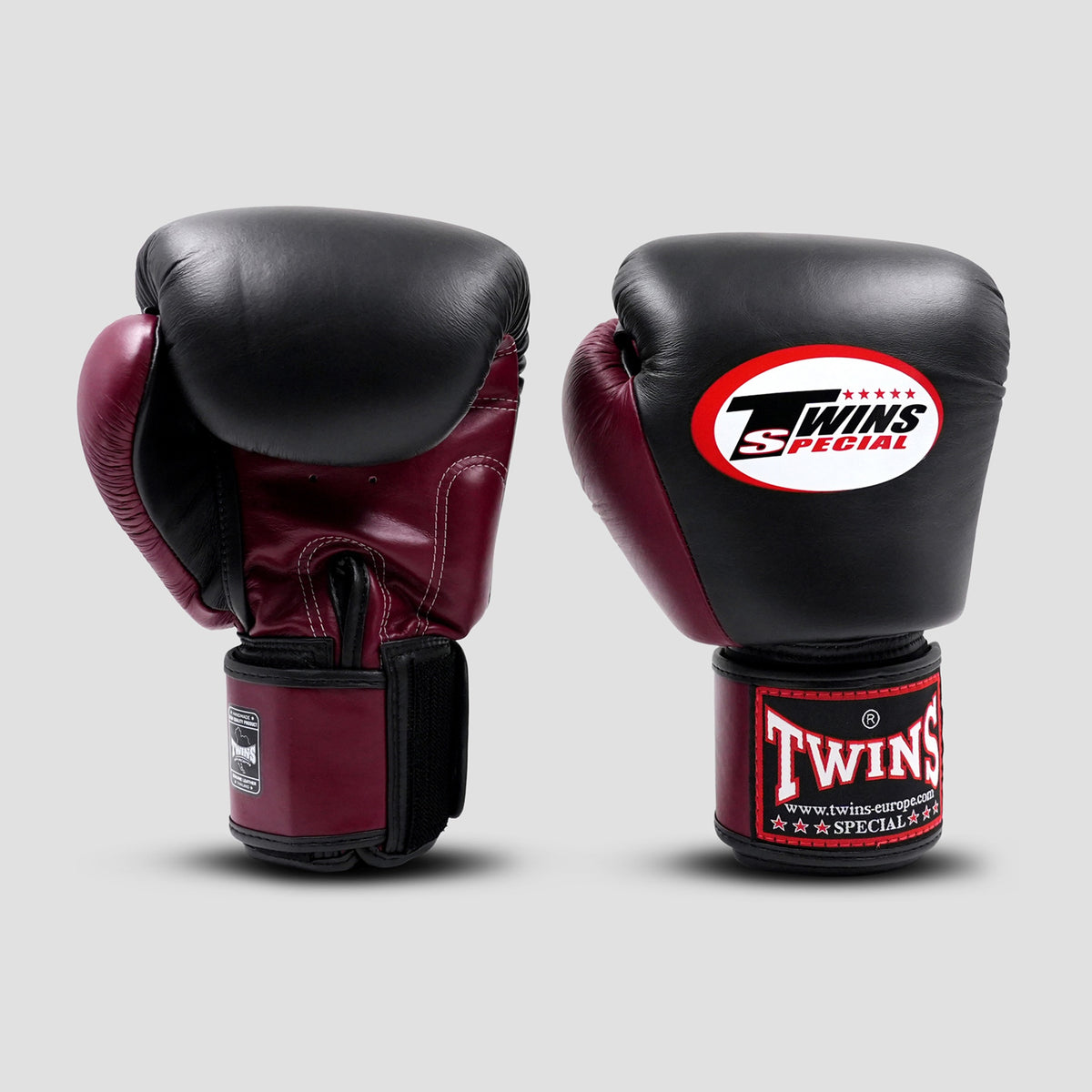 Gants de boxe Twins BGVL3 2 tons Bordeaux Noir