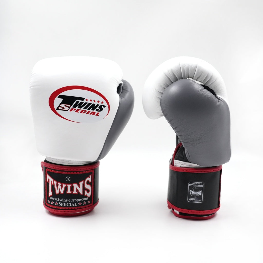 Gants de boxe Twins BGVL3 3 tons Noir Blanc Gris, vue 3