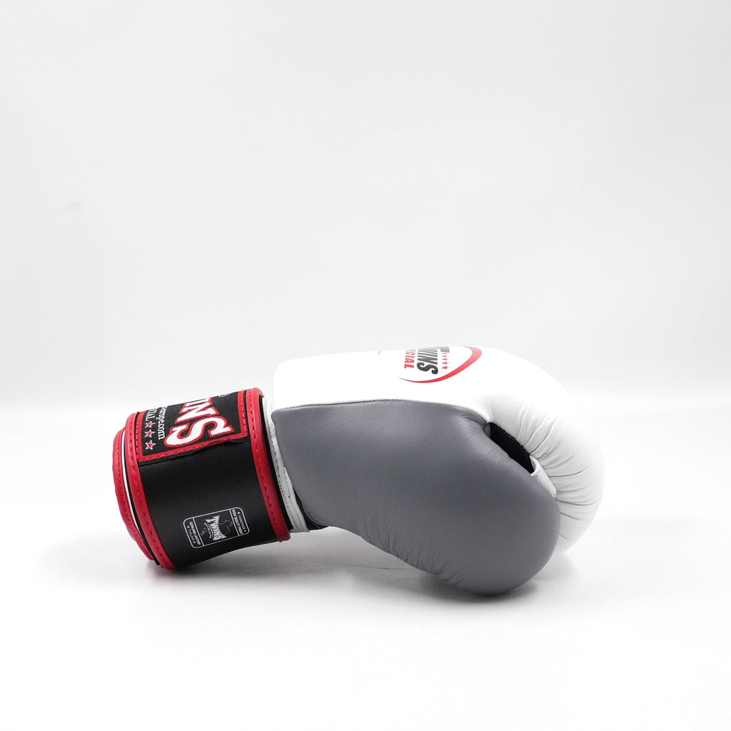 Gants de boxe Twins BGVL3 3 tons Noir Blanc Gris, vue 4