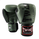 Gants de boxe Twins Special BGVL8 - Vert olive
