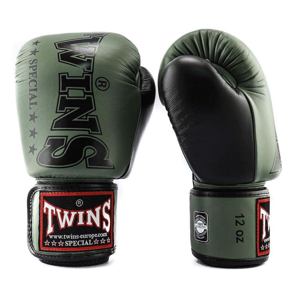 Gants Twins BGVL8 vert olive, vue de la sangle velcro