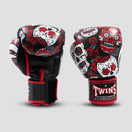 Gants de boxe Twins Fantasy FBGVL4 - Skull Rouge