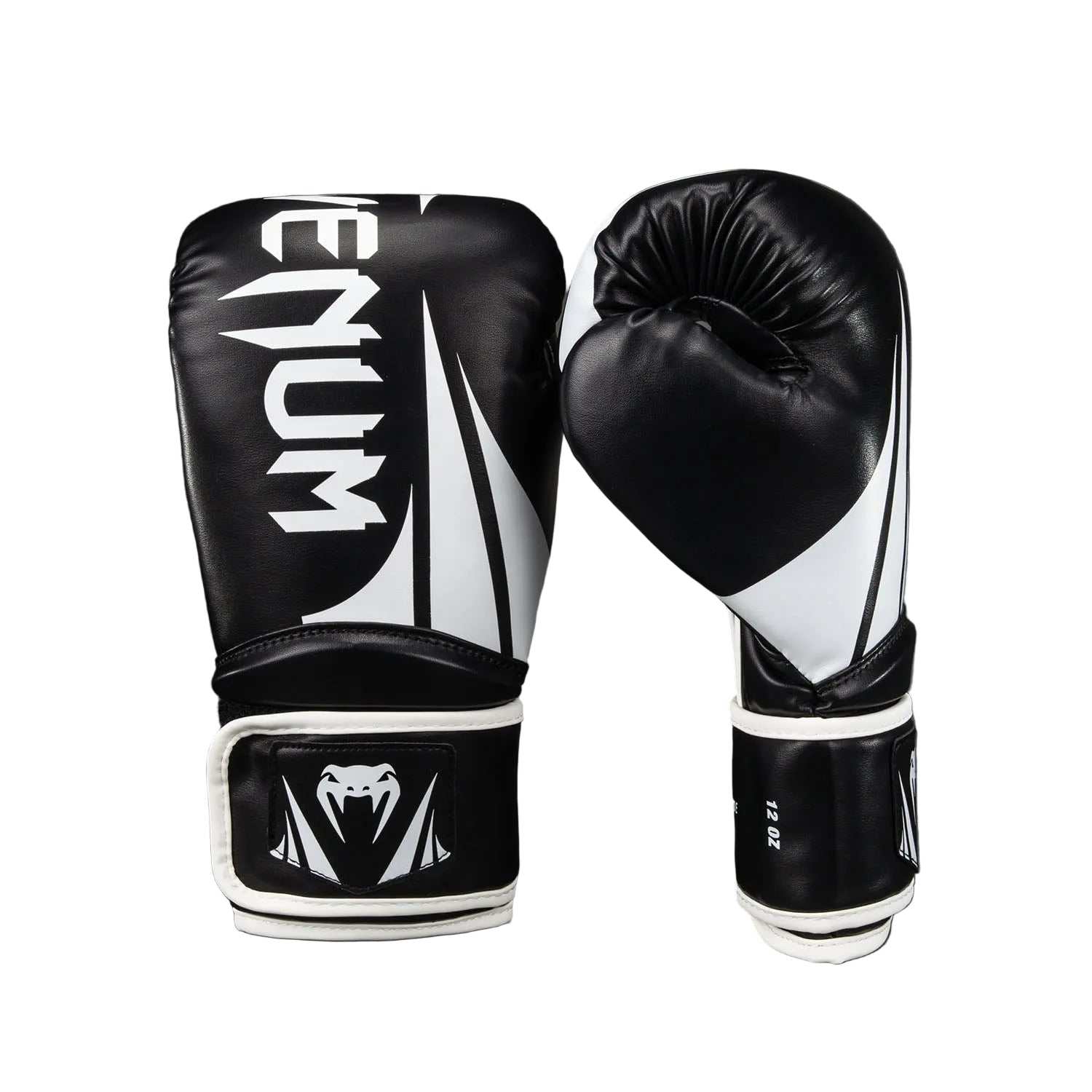Gants de boxe Venum Challenger 2.5 blanc noir 12 oz protection confort durabilité pour débutants et intermédiaires