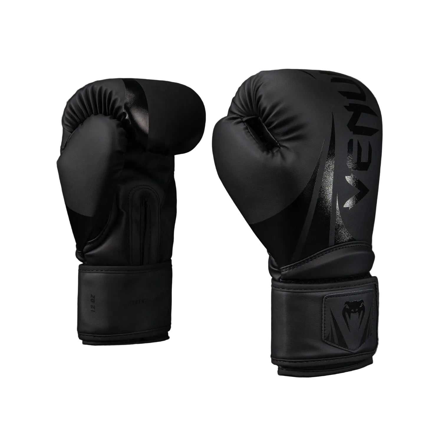 Gants de boxe Venum Challenger 2.5 noirs, protection et confort pour débutants et intermédiaires