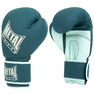 Gant de boxe Metal Boxe MB200 Deep Waters en PU résistant avec mousse absorbante et fermeture velcro