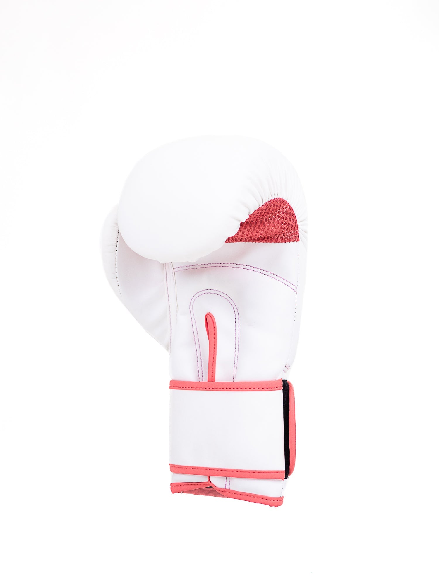 Gants de boxe Metal Boxe blancs pour entraînement avec velcro large et mousse absorbante