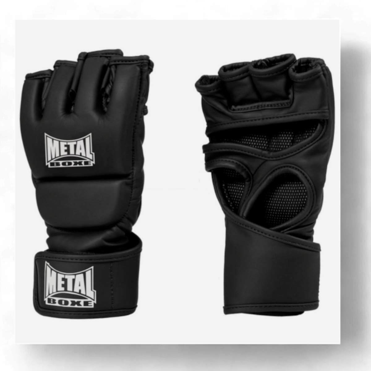 Gants de MMA Metal Boxe Glorious Noir MB536