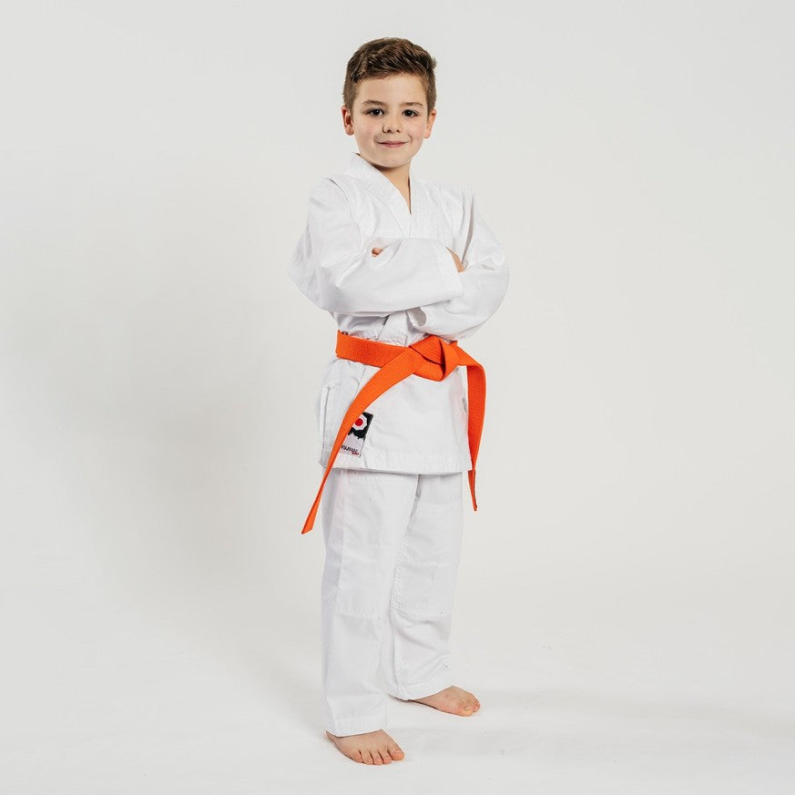 Kimono de judo FUJIMAE Basic blanc, toile légère 200 g/m²