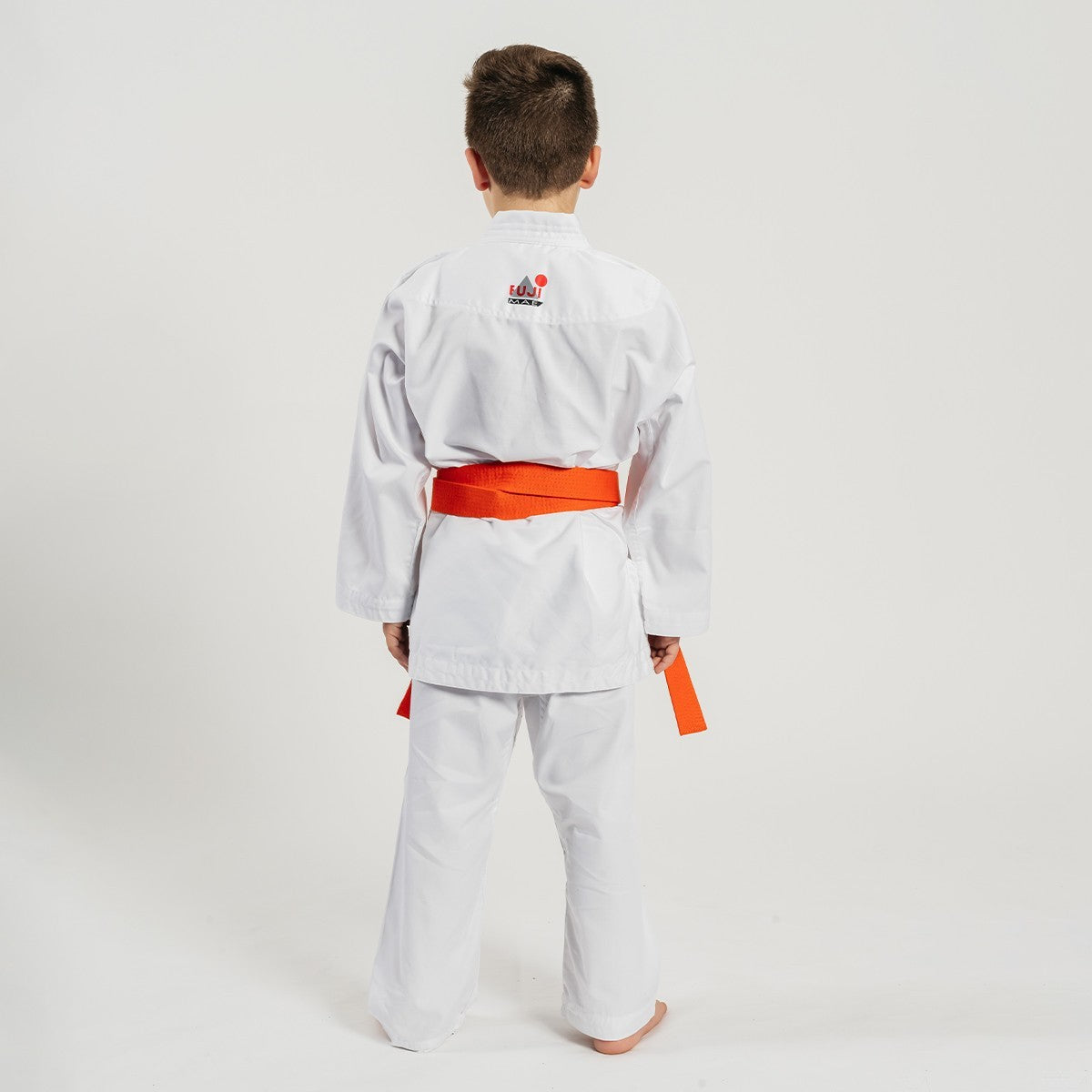 Veste du judogi FUJIMAE Basic, tissage plat blanc