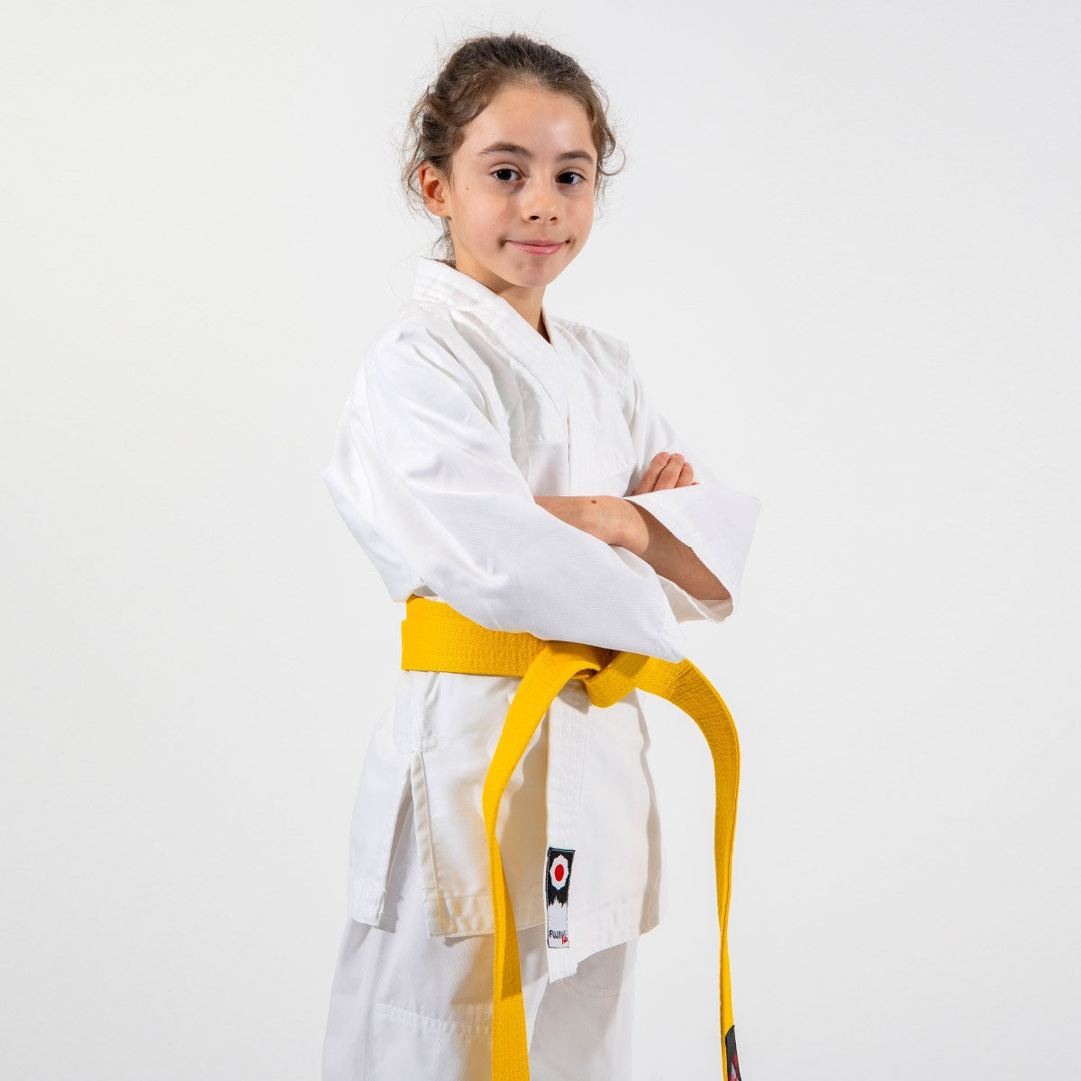 Pantalon du kimono de judo FUJIMAE Basic, taille élastique à lacets