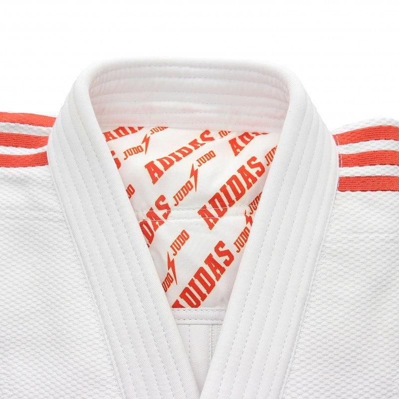 Kimono-de-judo-adidas-Quest-J690-bandes-rouges