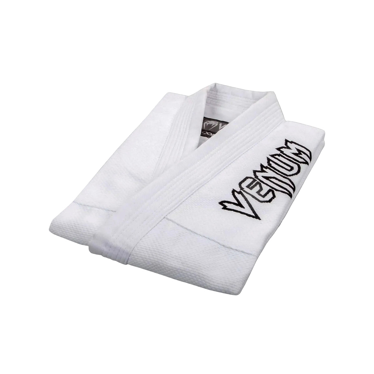 Kimono Jiu Jitsu Brésilien Venum Contender blanc, détail broderie