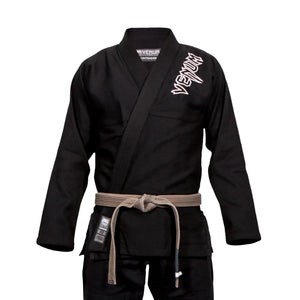 Kimono Jiu Jitsu Brésilien Venum Contender noir, vue face