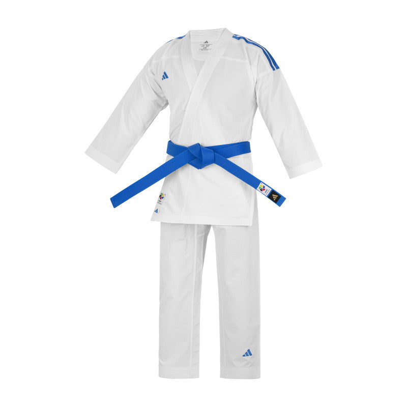 Veste à bandes rouges du kit karategi adidas SENKO WKF