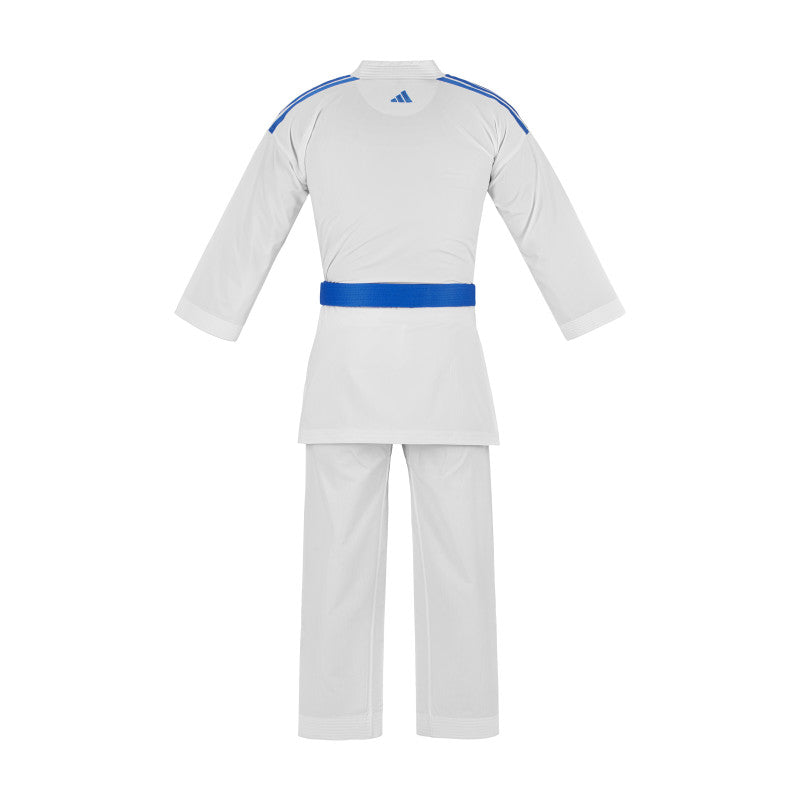 Veste à bandes bleues du kit karategi adidas SENKO WKF