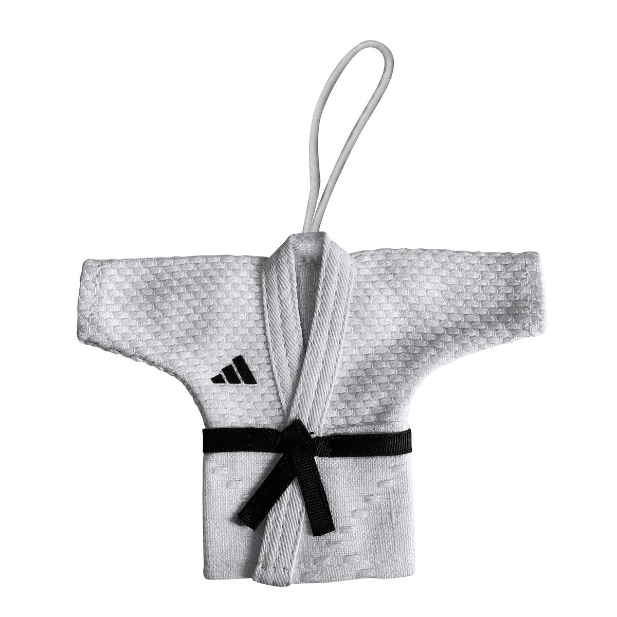 Porte-clés mini Kimono de Judo Adidas (ADIGA05) - Blanc