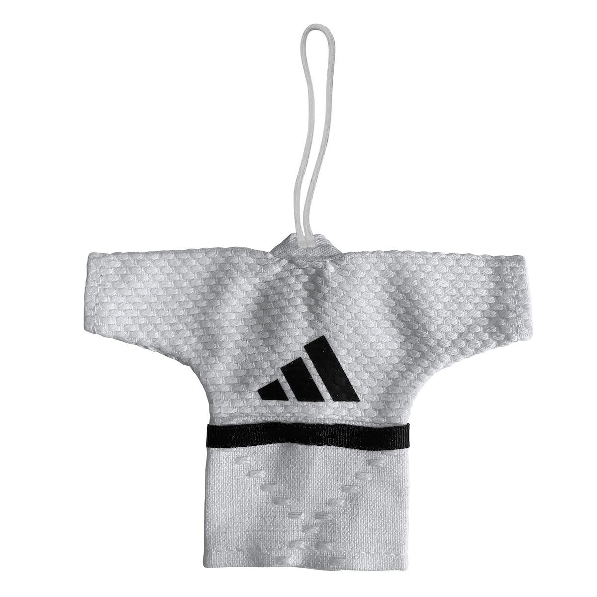 Porte-clés mini Kimono de Judo Adidas  - Blanc