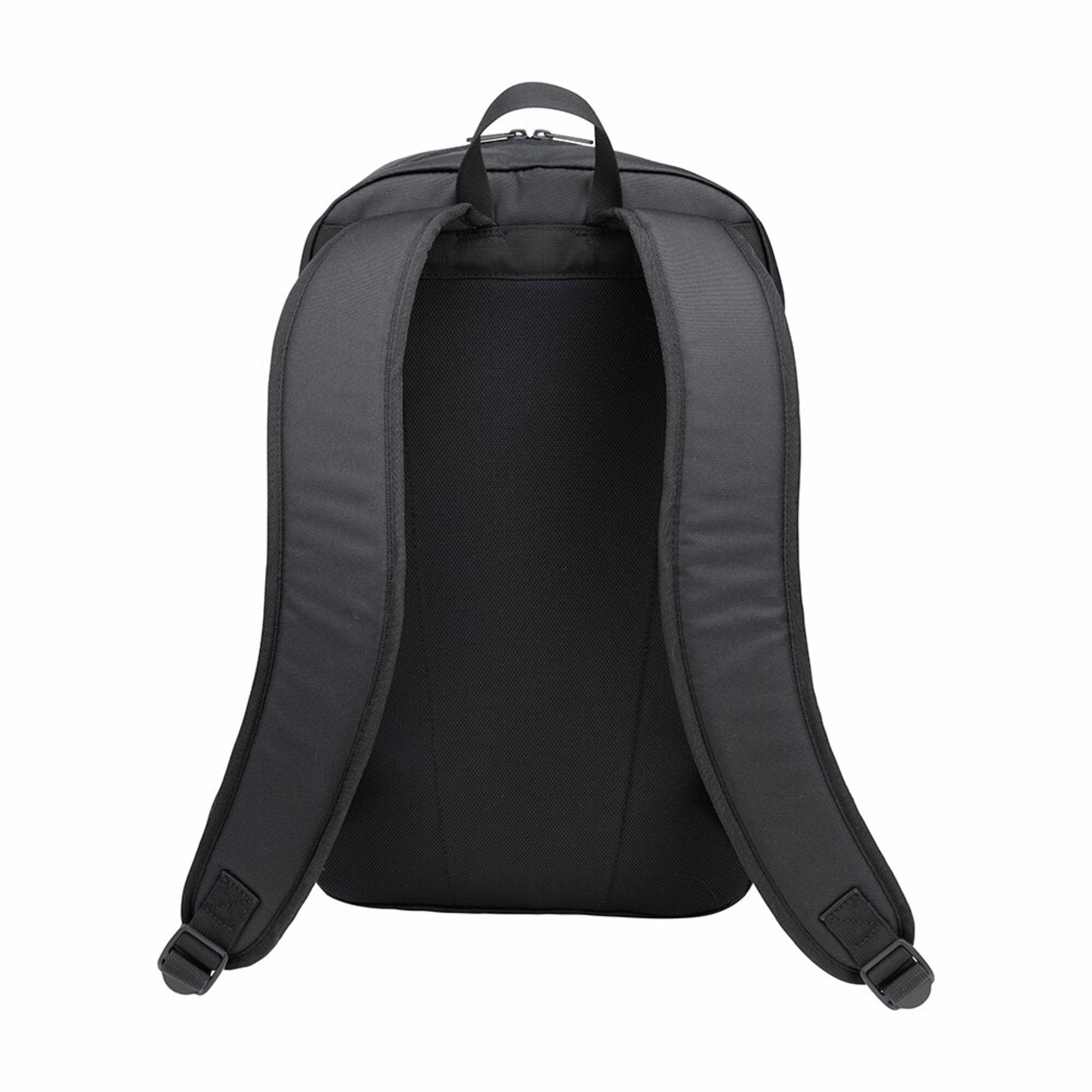 Sac à dos Mizuno WASO 25L noir, compartiment principal et poches latérales