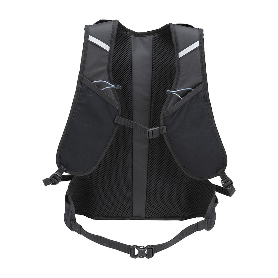 Sac à dos Mizuno 11L noir, poches de rangement