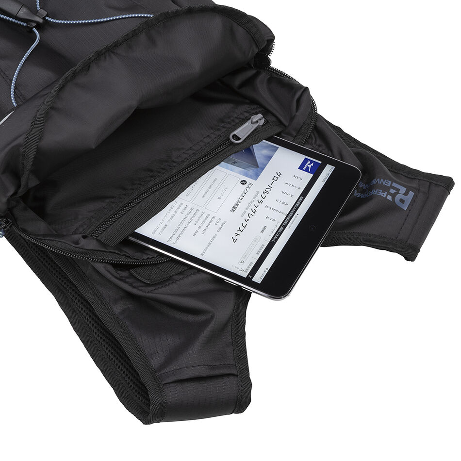 Sac à dos Mizuno 11L noir, format compact pour le running