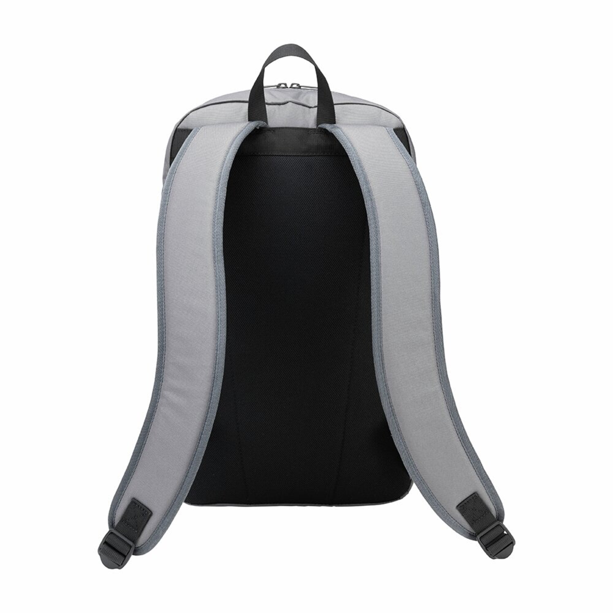 Sac à dos Mizuno WASO 25L gris, compartiment principal et poches latérales