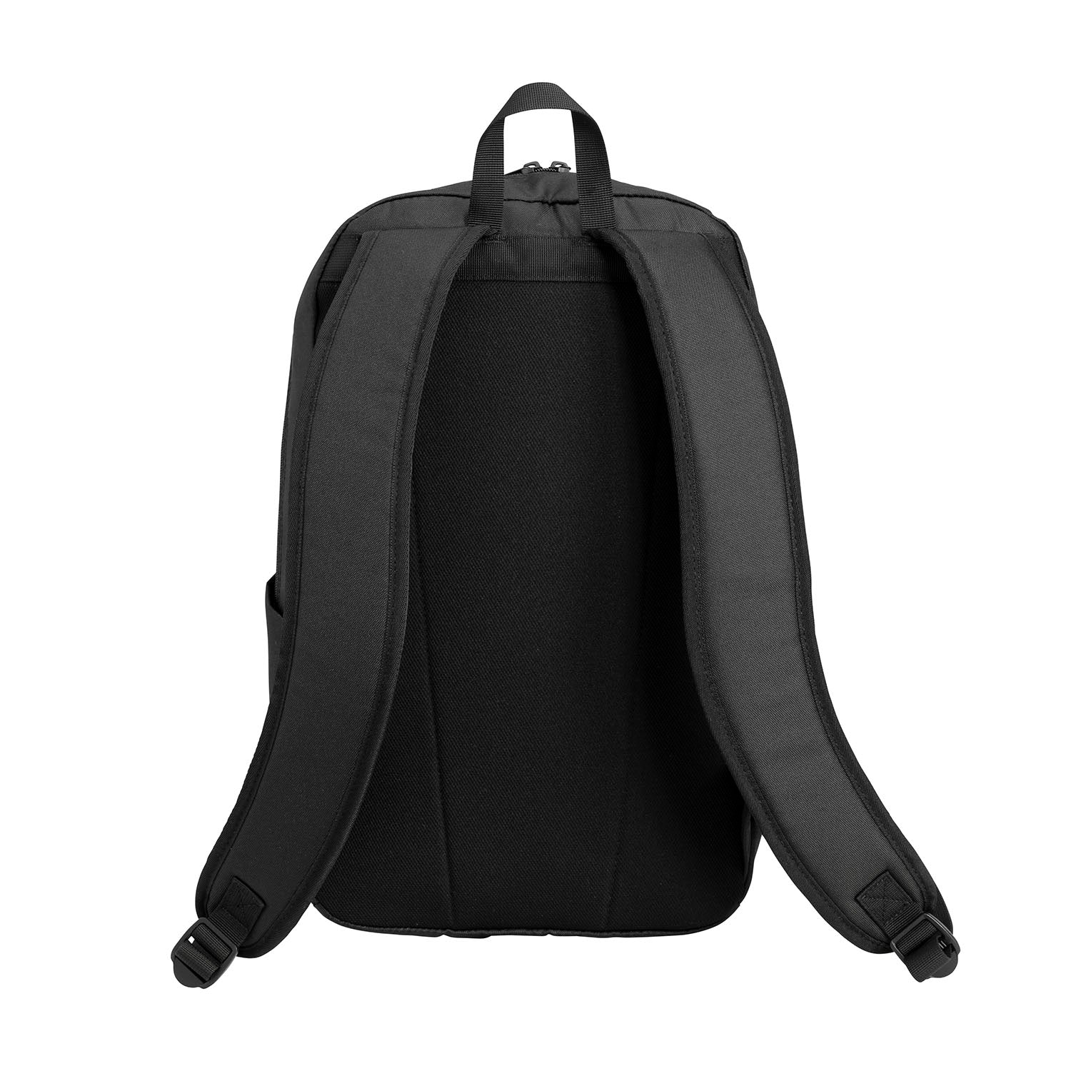 Sac à dos Mizuno WASO 25L noir et gris, compartiment principal et poches latérales