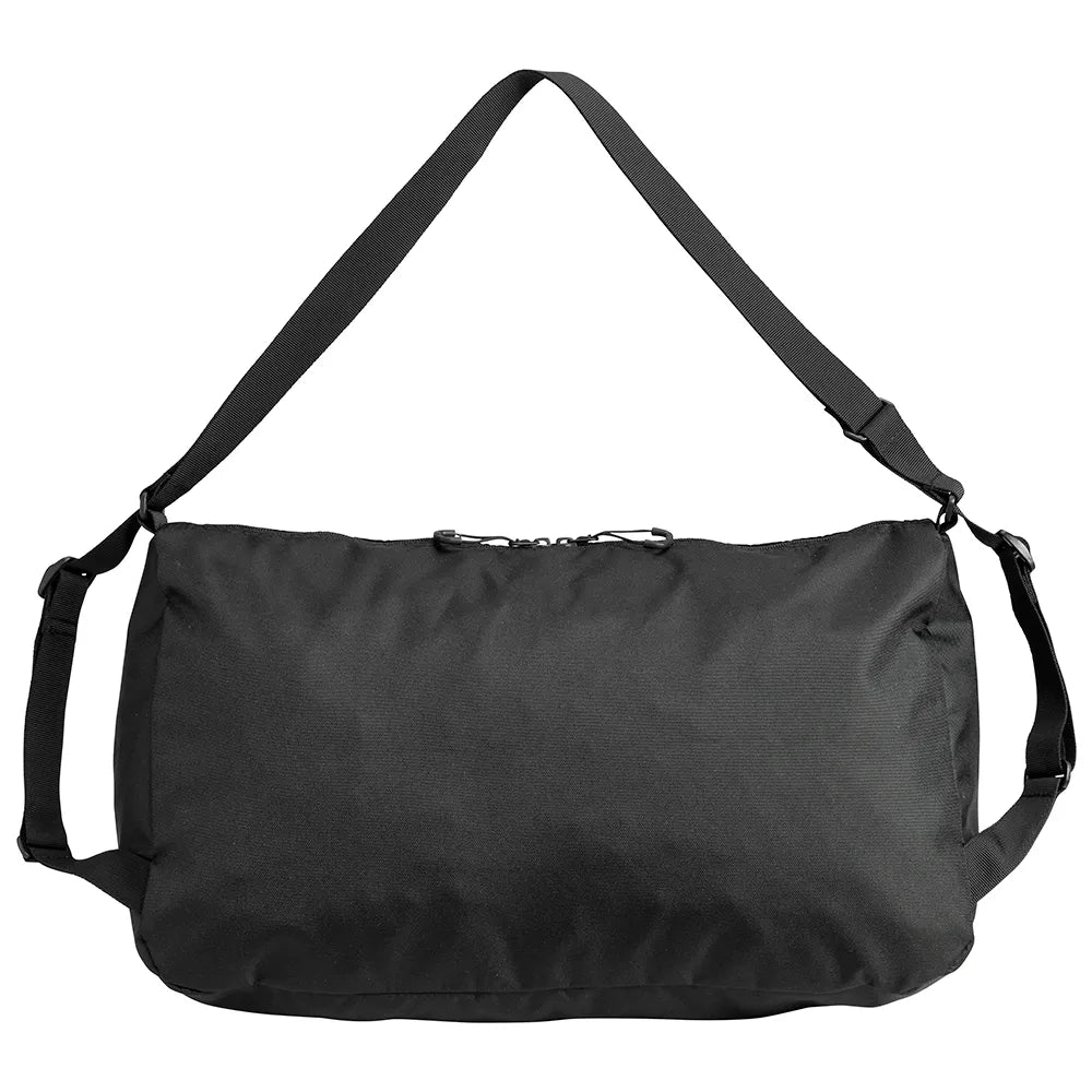Sac polochon Mizuno WASO Holdall 28L noir et gris, poches latérales