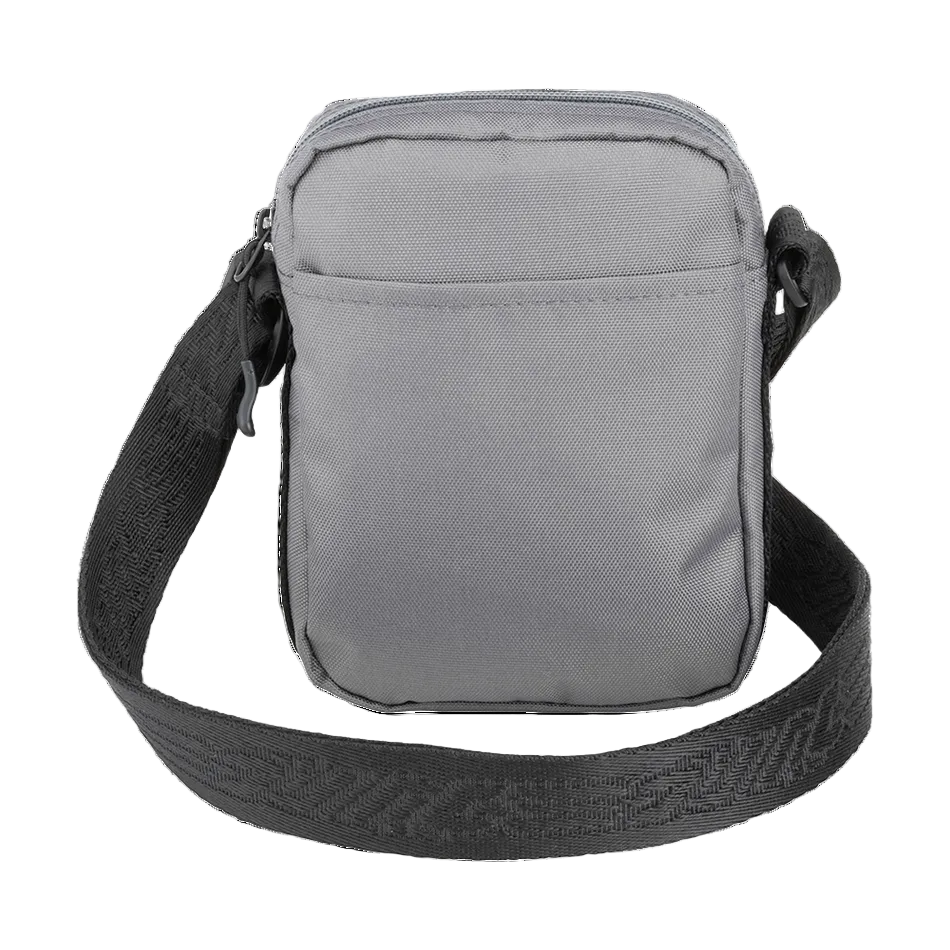 Sacoche bandoulière Mizuno WASO grise, sangle réglable