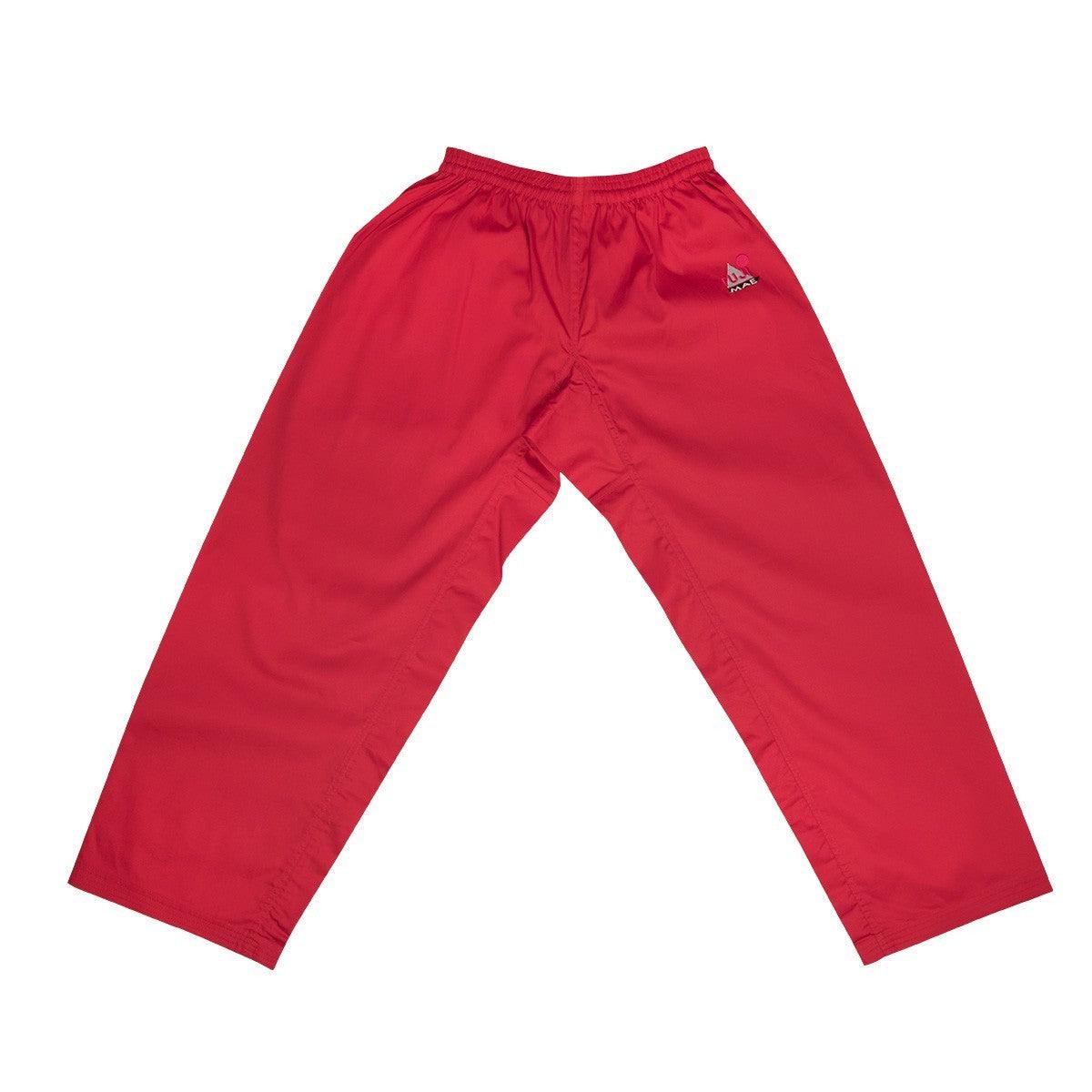 Pantalon de Karate Training Fuji Mae 10015 rouge - Boutique des Arts Martiaux