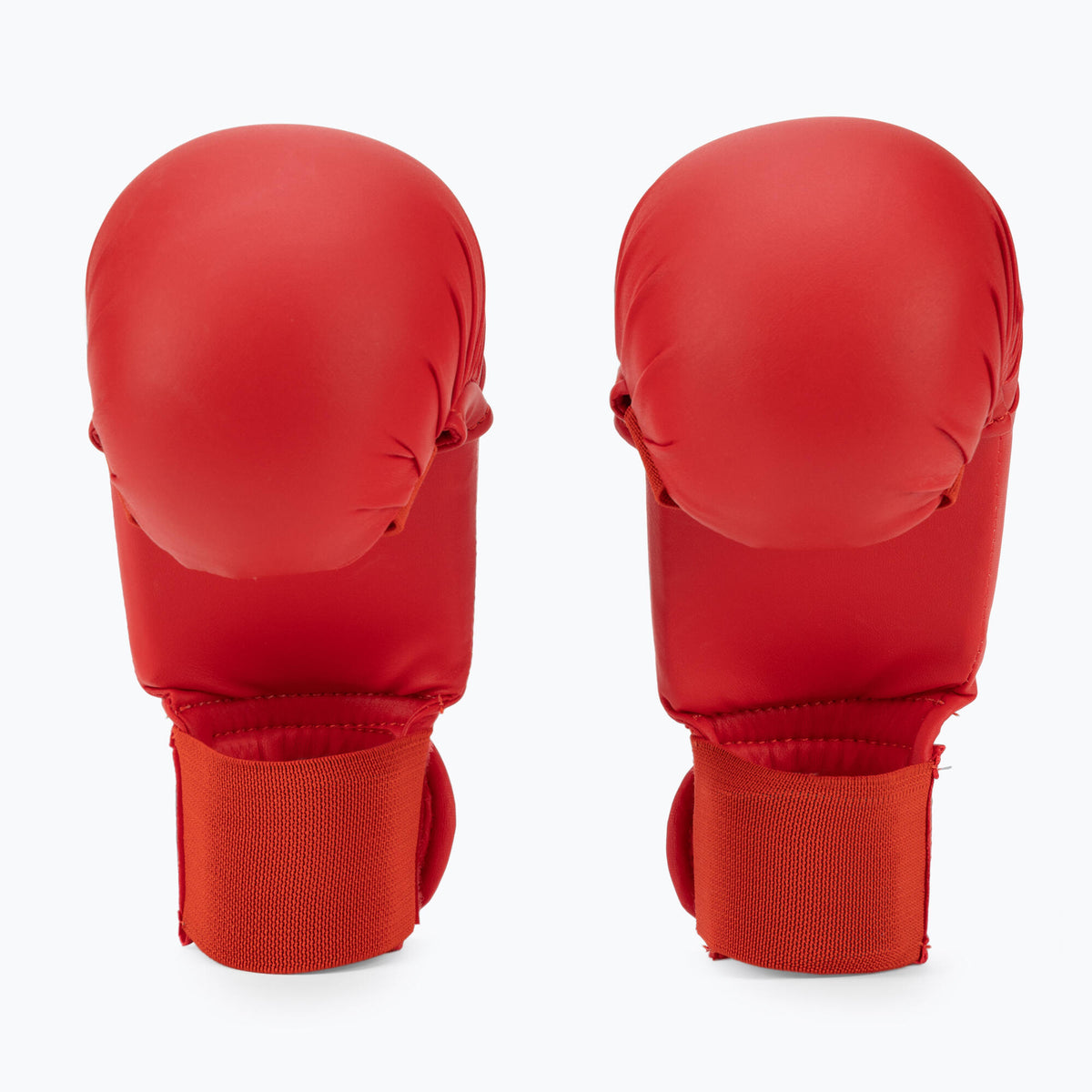 Mitaines de karate sans pouce Mizuno rouge, paire