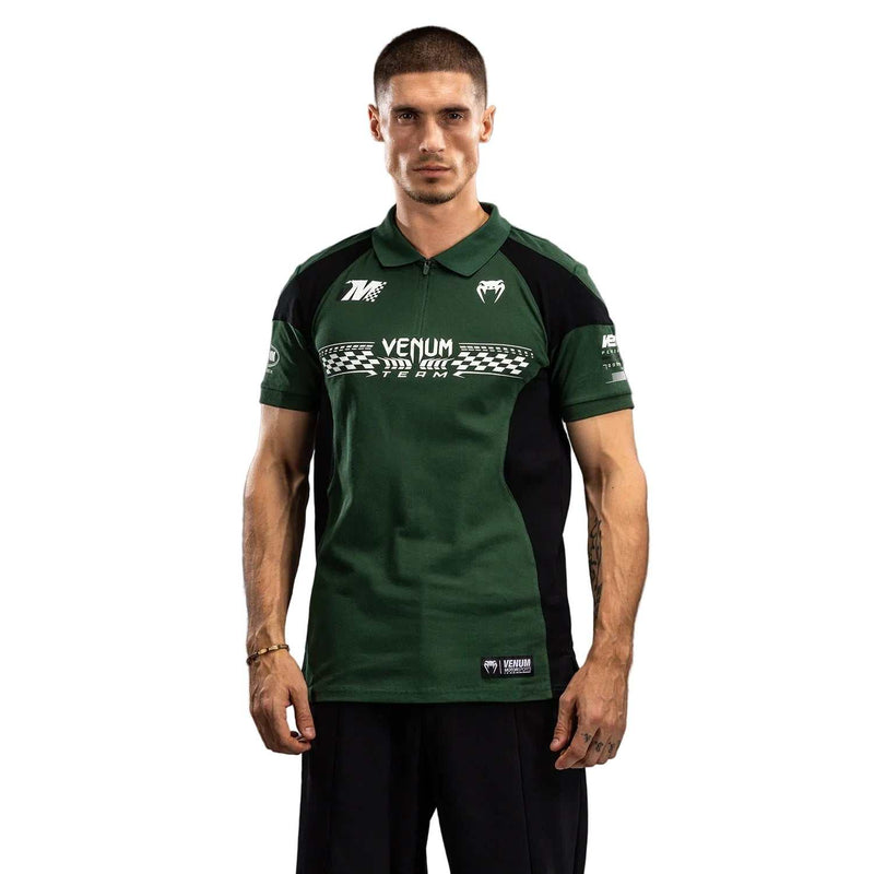 Venum Motorsport Polo en Coton - Vert Profond