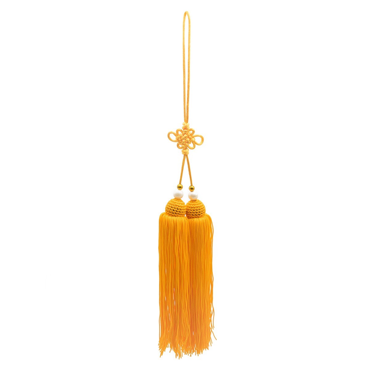 Pompon décoratif doré FUJIMAE pour épée de Tai Chi et sabre de Kung Fu
