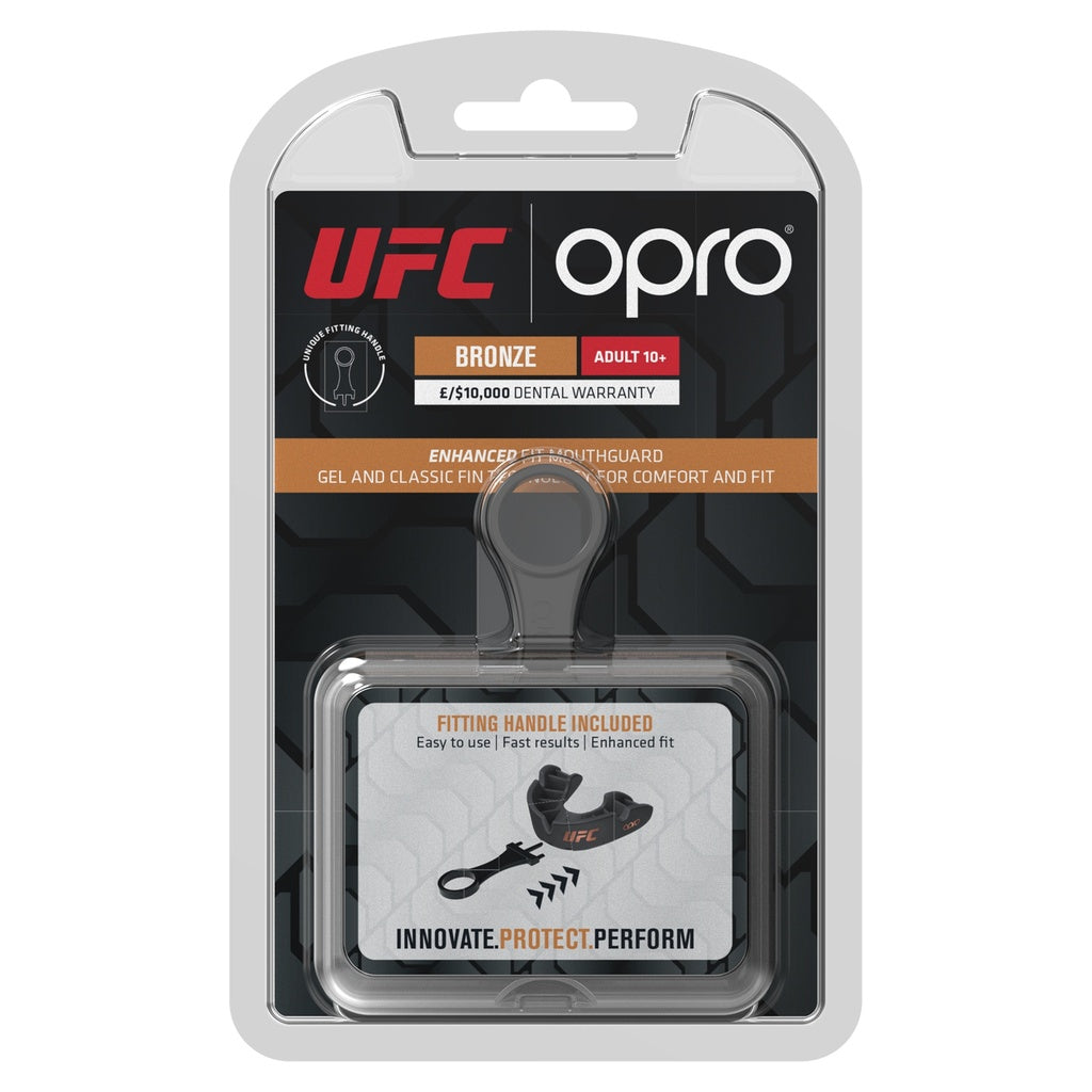 Protège-dents OPRO UFC Bronze Noir, emballage