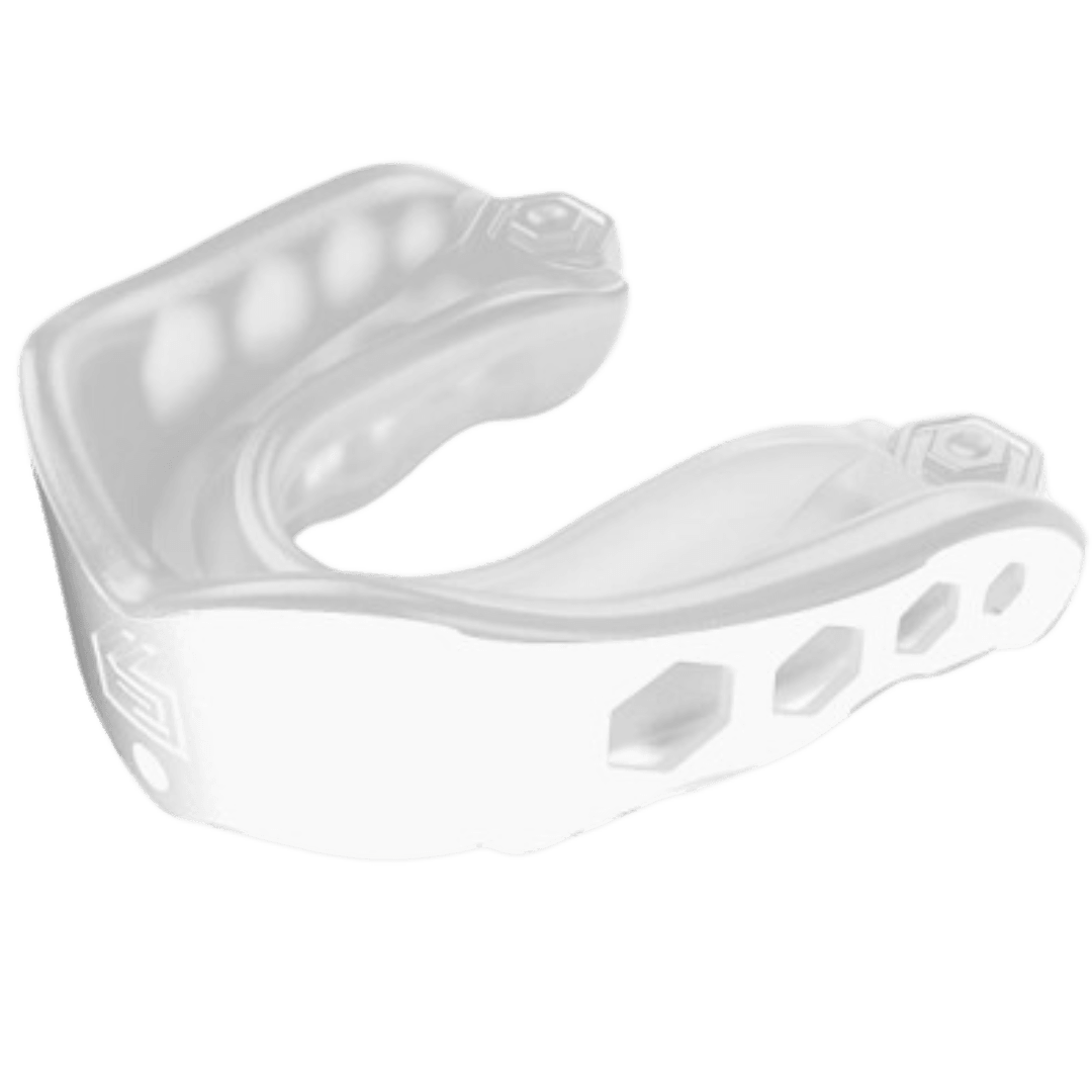 Protège-dents Shock Doctor Gel Max Blanc, vue de face