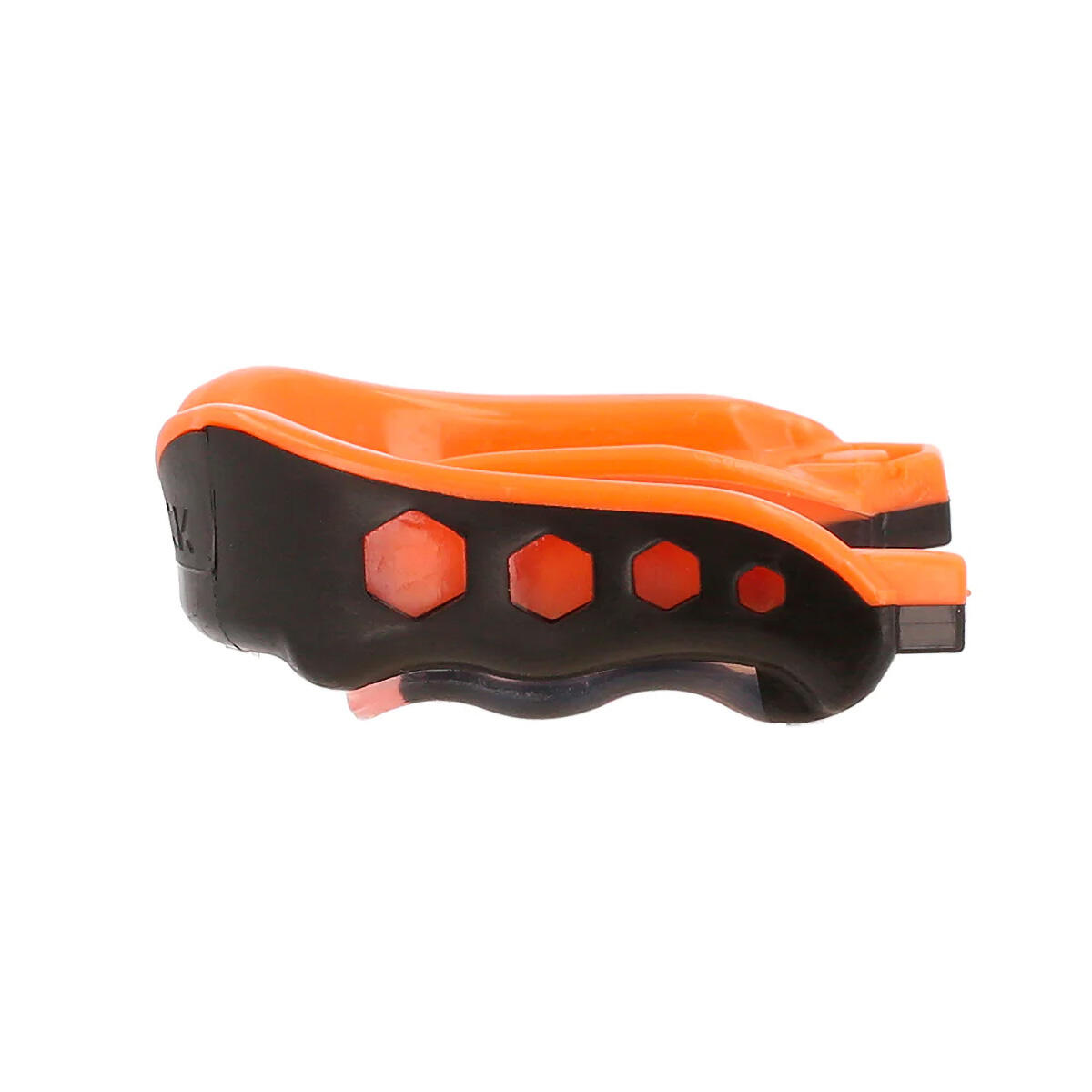 Protège-dents Shock Doctor Gel Max Noir/Orange, vue de face