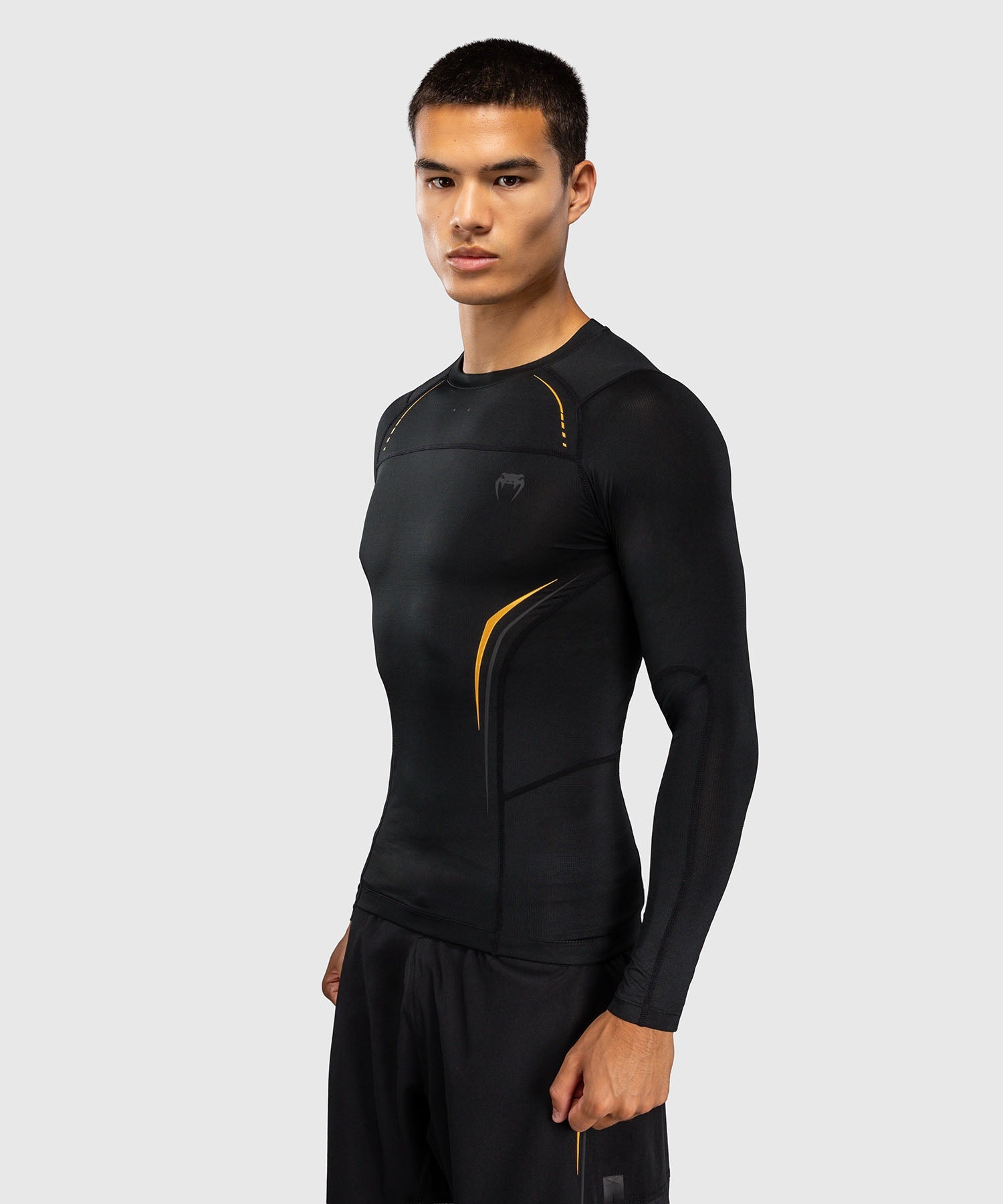 Rashguard Manches Longues Venum G-Core Noir/Or vue de détail