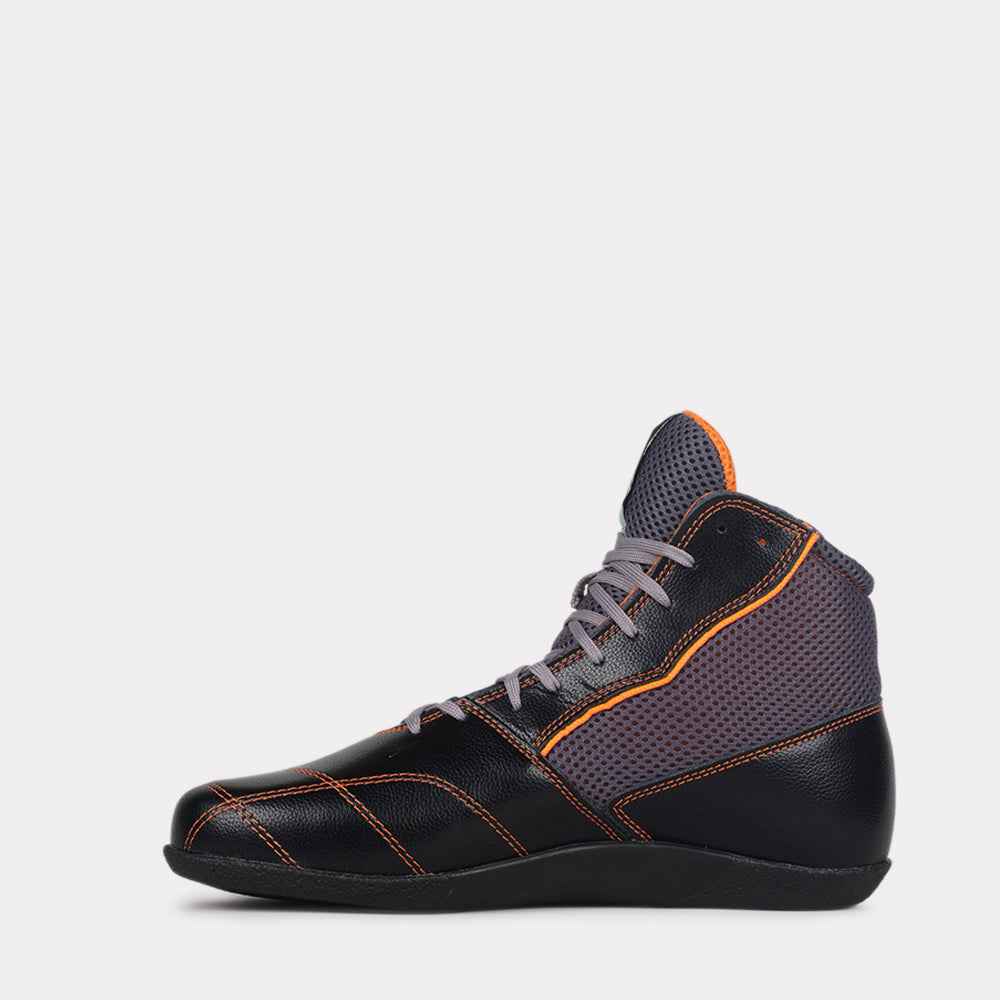 Chaussure de savate Rivat Uppercut noir, profil droit