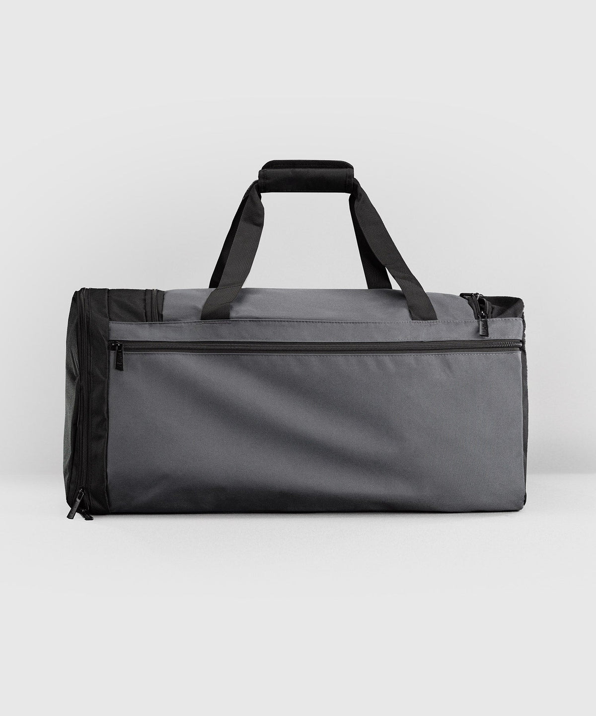 Sac de sport Venum Essential 61L Gris/Noir, vue de trois quarts