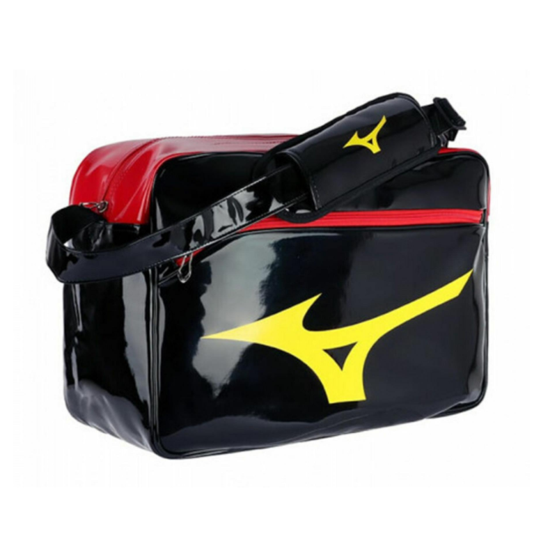 Sac de sport Mizuno Vintage Medium - Noir/Rouge/Jaune MZ33ED8F0194