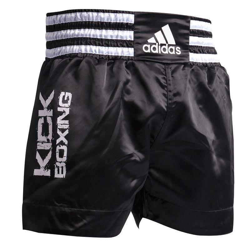 Short de Kick Boxing Adidas - Noir (ADISKB02N) - Boutique des Arts Martiaux