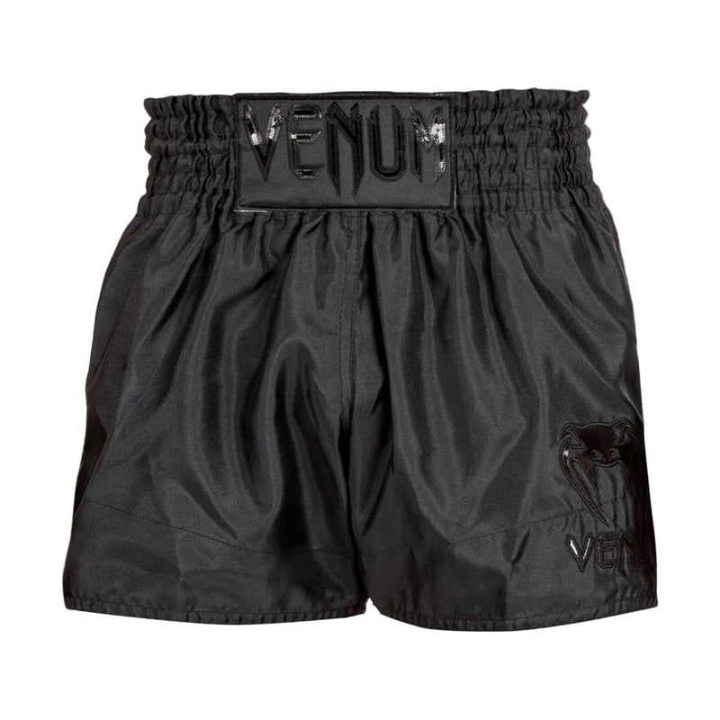 Short de Muay Thai Venum Classic - Noir/Noir